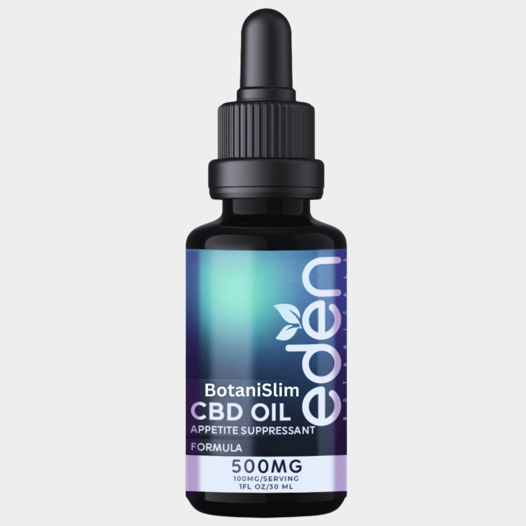 BotaniSlim CBD Oil Appetite Suppressant Formula – 5000mg Broad Spectrum CBD in 30ml Dropper Bottle